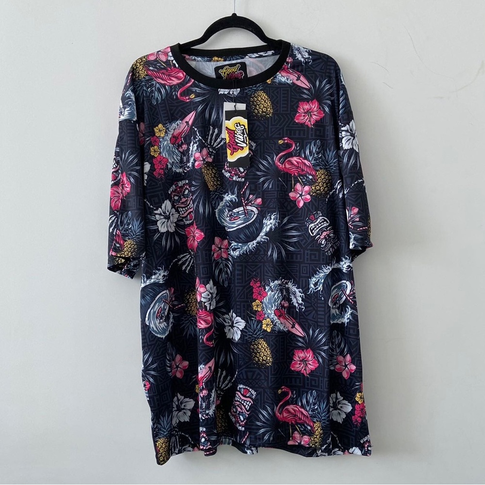 Men’s Good Vibes Summer Graphic Tee Size 3XL